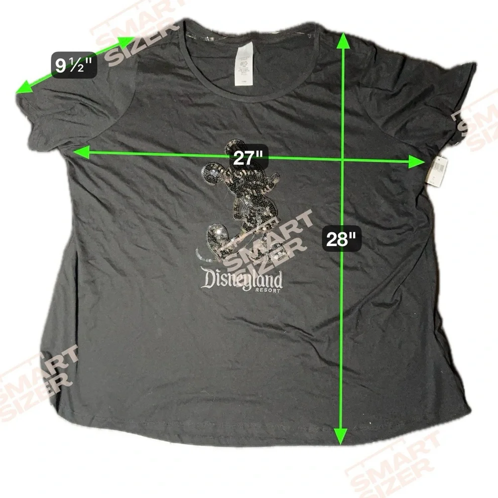 Disney Black T-Shirt with Sequence Mickey Design - Picture 5 of 5